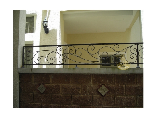 Rekaan Pagar Besi Tempa (Wrought Iron) Di Selangor 