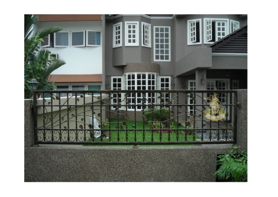 Rekaan Pagar Besi Tempa (Wrought Iron) Di Selangor 