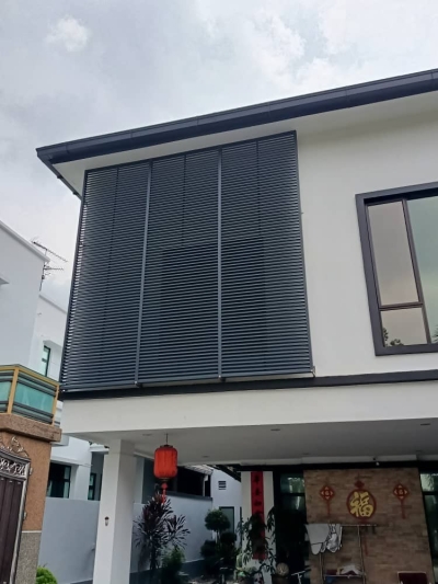 Aluminium Louver Screen Sample Johor Bahru