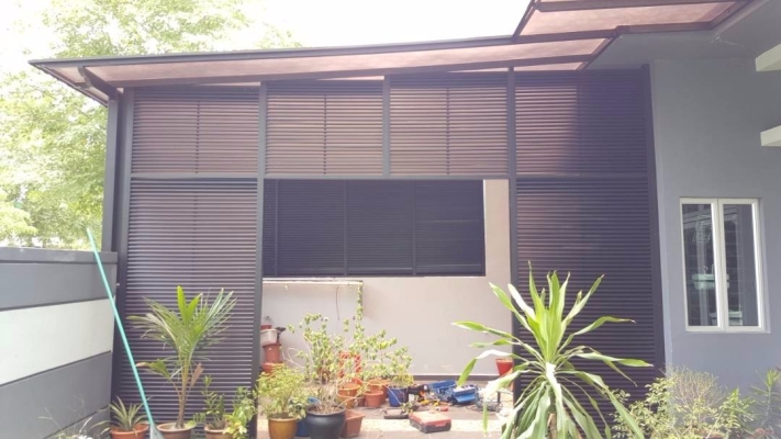 Aluminium Louver Screen Sample Johor Bahru