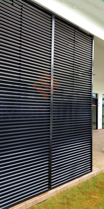 Aluminium Louver Screen Sample Johor Bahru