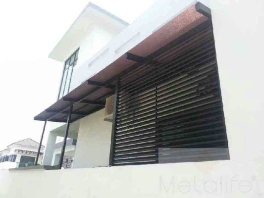 Aluminium Louver Screen Sample Johor Bahru