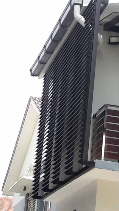 Aluminium Louver Screen Sample Johor Bahru