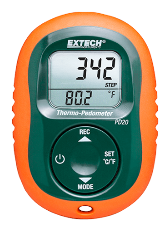 extech pd20 : thermo-pedometer