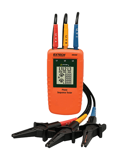 extech 480400 : phase sequence tester