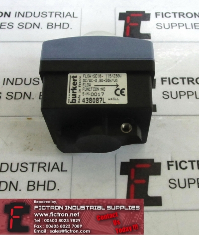 438087L BURKERT Inline Flow Switch Supply Malaysia Singapore Indonesia USA Thailand