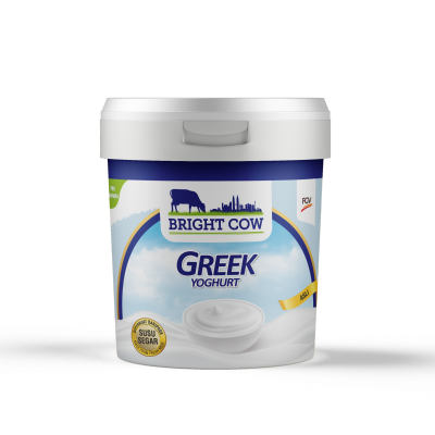 Bright Cow Greek Yogurt - Natural - 1.5kg (6 x 1.5 KG)