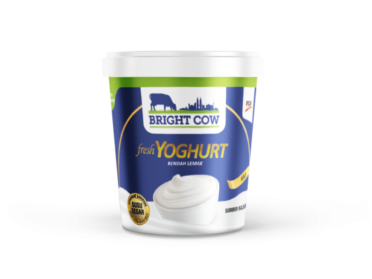 Bright Cow Fresh Yogurt - Natural 400g (6 x 400 G)