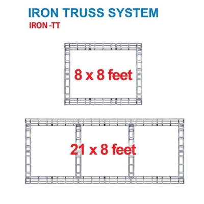 (Outdoor) Iron Truss System 8x8 & 21x8 feet