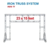 (Outdoor) Iron Truss System 23x15feet IRON Truss Backdrop