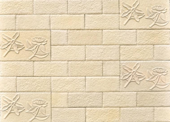 Castle Sandy Stone - TS9548 Light Yellow (with 4 mitif)