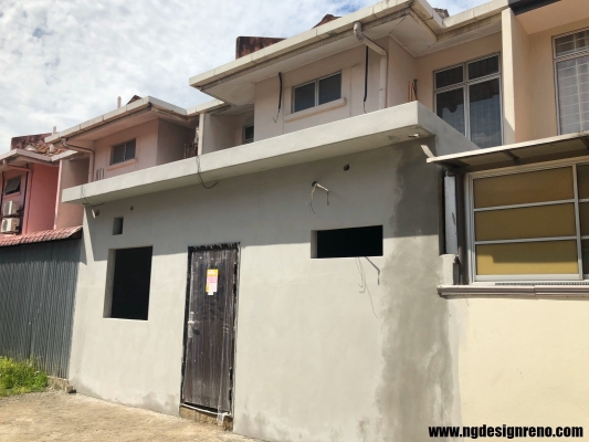 Extension Kitchen By Concrete Slab Reference In Klang Valley 