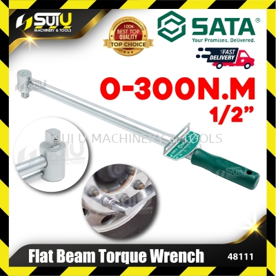 SATA 48111 1/2" 0-300NM Flat Beam Torque Wrench