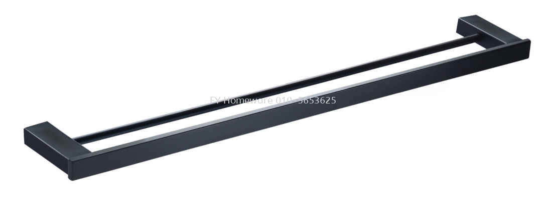 SORENTO Black Double Towel Bar SRT3613