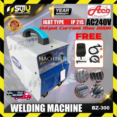 ACO BZ-300 / BZ300 MMA Inverter Welding Machine w/ Accessories