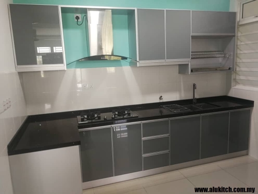 Contoh Kabinet Dapur Maje Top Batu Kuarza Di Seremban