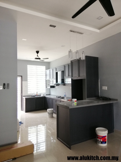 Contoh Kabinet Dapur Maje Top Batu Kuarza Di Seremban