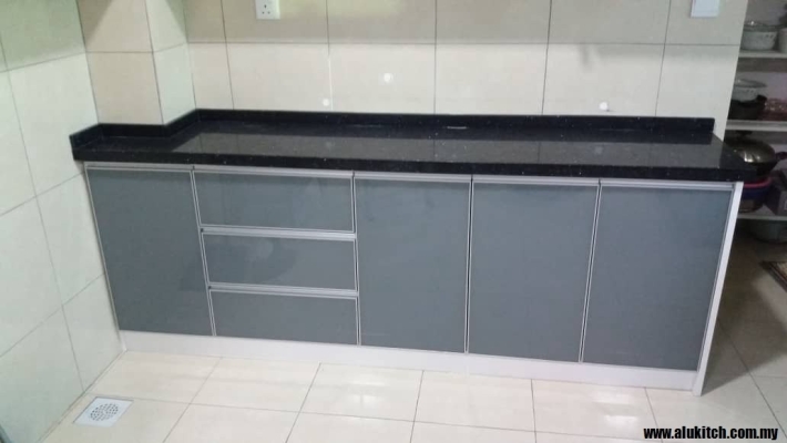 Sample Of Quartz Stone Table Top Kitchen Cabinet Port Dickson