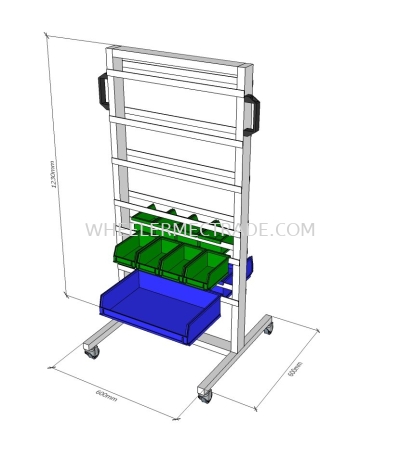 Aluminum Profile Standard Industrial Lean Trolley