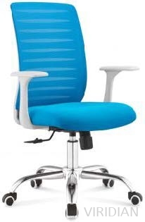 46 Angel-H (white fix arm) mid back office chair