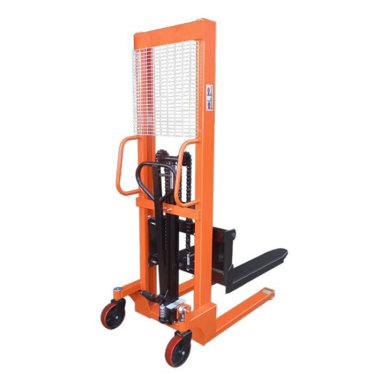 NIULI 1 TON  X H 1600MM X W 320-740MM MANUAL HYDRAULIC  LIFTER/STACKER CTYE1.0T/1.6M