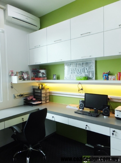 Custom Design Study Room Sample In Penang / Butterworth