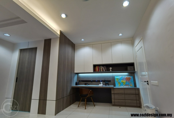 Custom Design Study Room Sample In Penang / Butterworth