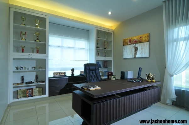 Custom Study Table & Study Room Reference Design In Klang