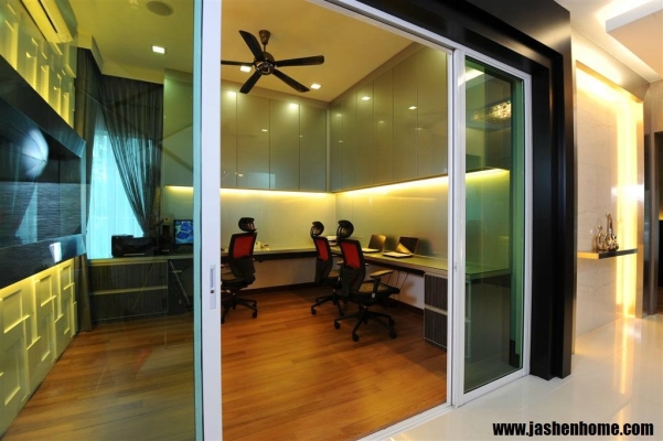 Custom Study Table & Study Room Reference Design In Klang