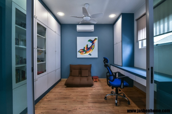 Custom Study Table & Study Room Reference Design In Klang