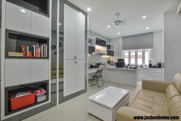 Custom Study Table & Study Room Reference Design In Klang