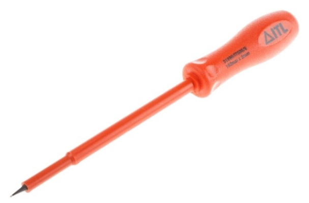  911-1102 - ITL Insulated Tools Ltd Flat Standard Screwdriver 5 x 1 mm Tip, VDE 1000V Approved