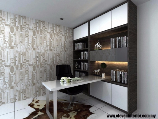 Custom Study Room Design Sample Adda Heights Johor Bahru