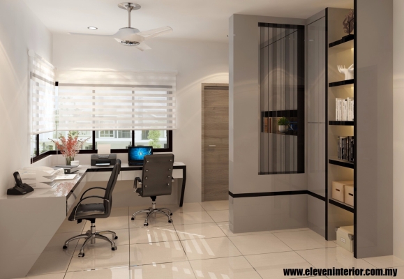 Custom Study Room Design Sample Adda Heights Johor Bahru