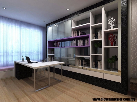 Custom Study Room Design Sample Adda Heights Johor Bahru