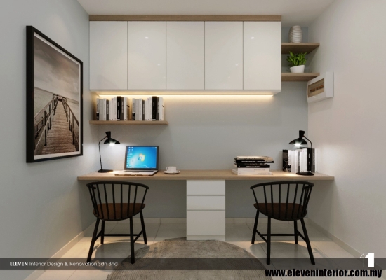 Custom Study Room Design Sample Adda Heights Johor Bahru