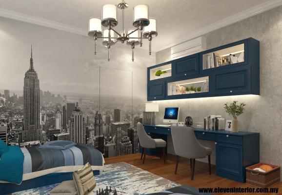 Custom Study Room Design Sample Adda Heights Johor Bahru