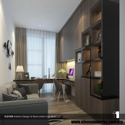 Custom Study Room Design Sample Adda Heights Johor Bahru