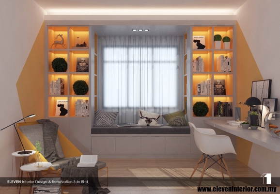 Custom Study Room Design Sample Adda Heights Johor Bahru