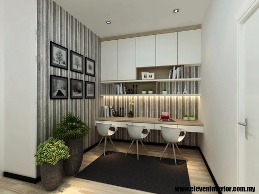 Custom Study Room Design Sample Adda Heights Johor Bahru