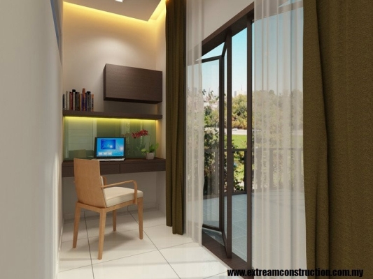 Study Room Design Sample In Horizon Hills Nusajaya