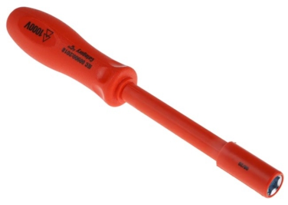 911-1503 - ITL Insulated Tools Ltd 0BA Hexagon Nut Driver, VDE/1000V Approved, 104 mm Blade Length  