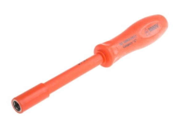  911-1506 - ITL Insulated Tools Ltd 1BA Hexagon Nut Driver, VDE/1000V Approved, 104 mm Blade Length