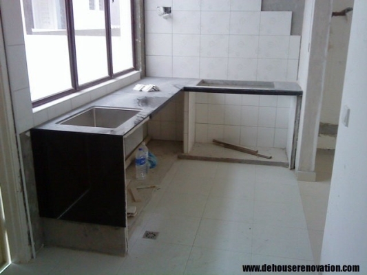 Kitchen Concrete Table Top Seberang Perai