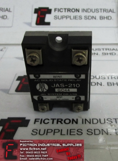 JAS-210 JAS210 JEL AC Solid State Relay Supply Malaysia Singapore Indonesia USA Thailand