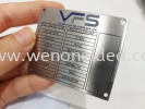 SS 304 0.5mm thk Plate 3C Etching Stainless Steel Plate Etching Aluminium/ Stainless Steel/ Traffolyte Plate