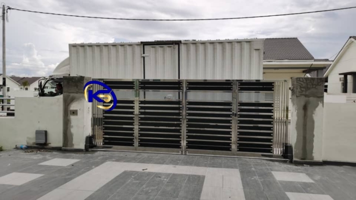 Folding Gate Lorong Permata Lunas 5/3, Bandar Permata Lunas