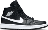 Air Jordan 1 Mid 'Black White' Air Jordan 1 Mid Air Jordan