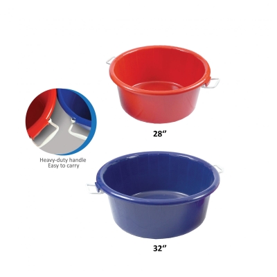 (6280) 28" Plastic Basin with Handle