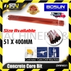 BOSUN ZHWH027/ 032/ 038/ 051/ 063/ 066 400MM Concrete Core Bit (27/32/38/51/63/66MM) Drill Bit Accessories Power Tool